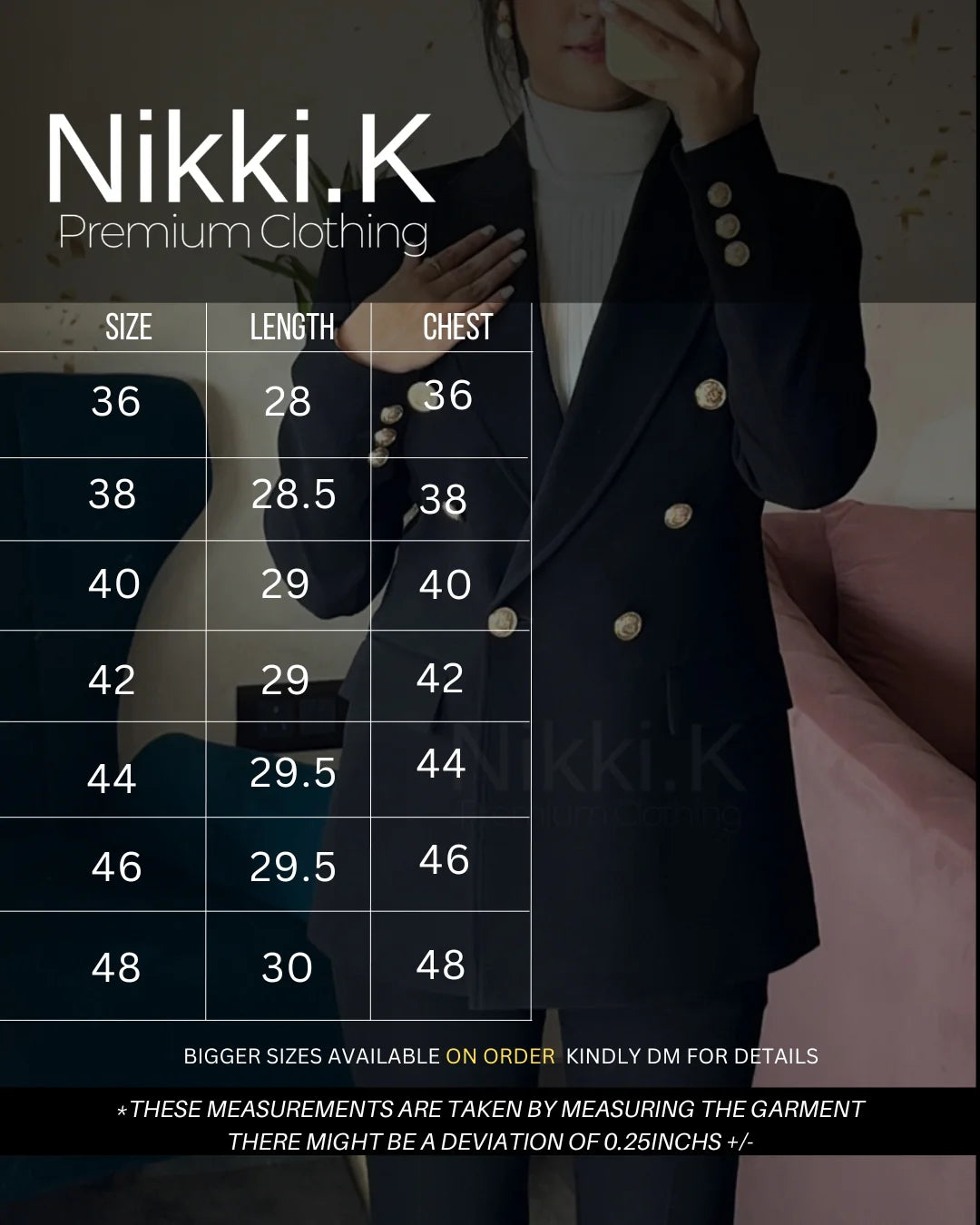 Blazer + Skort- Ultimate Black Set