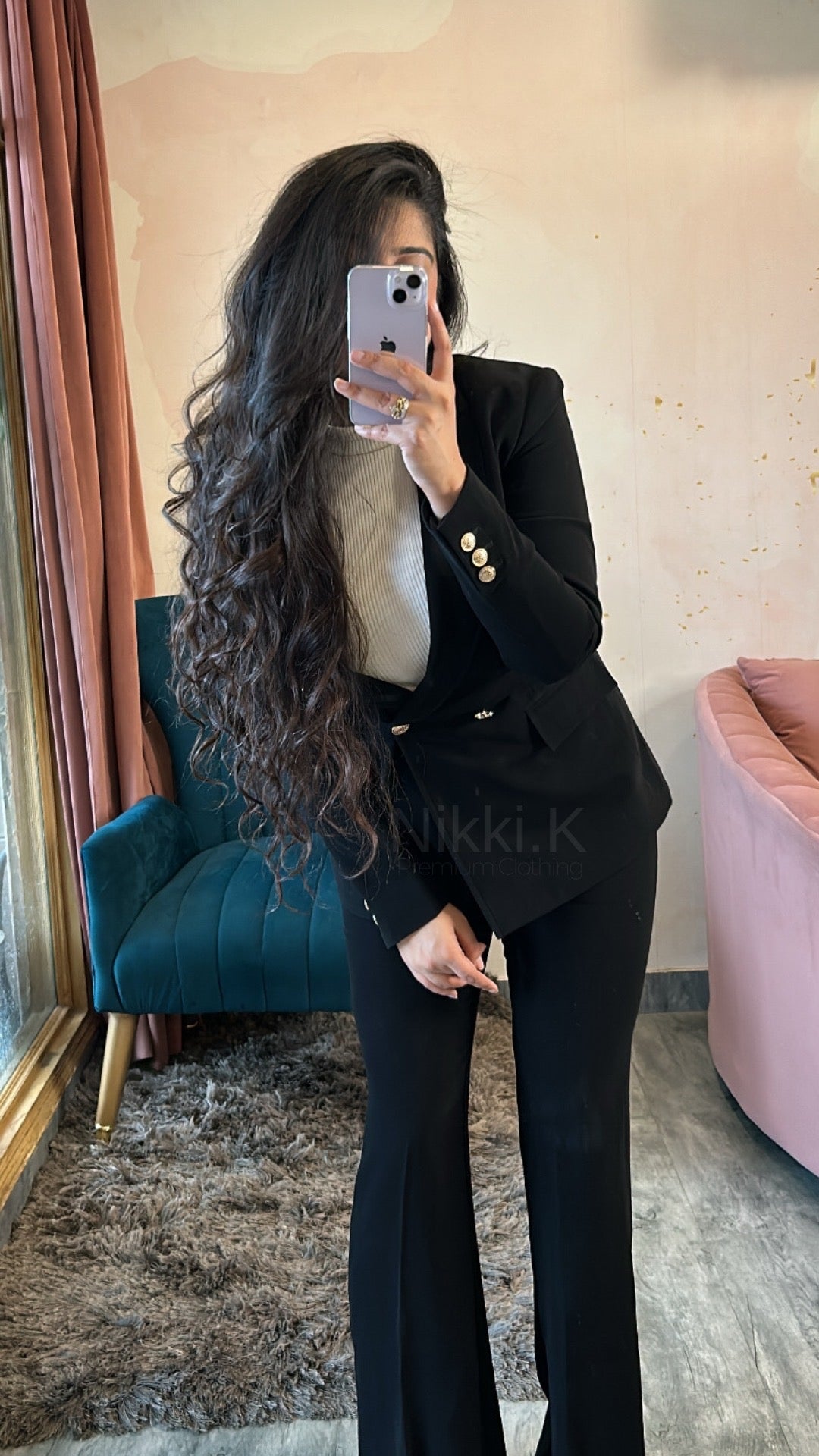 Ultimate Black Blazer + Formal Trouser set (2 Pieces)