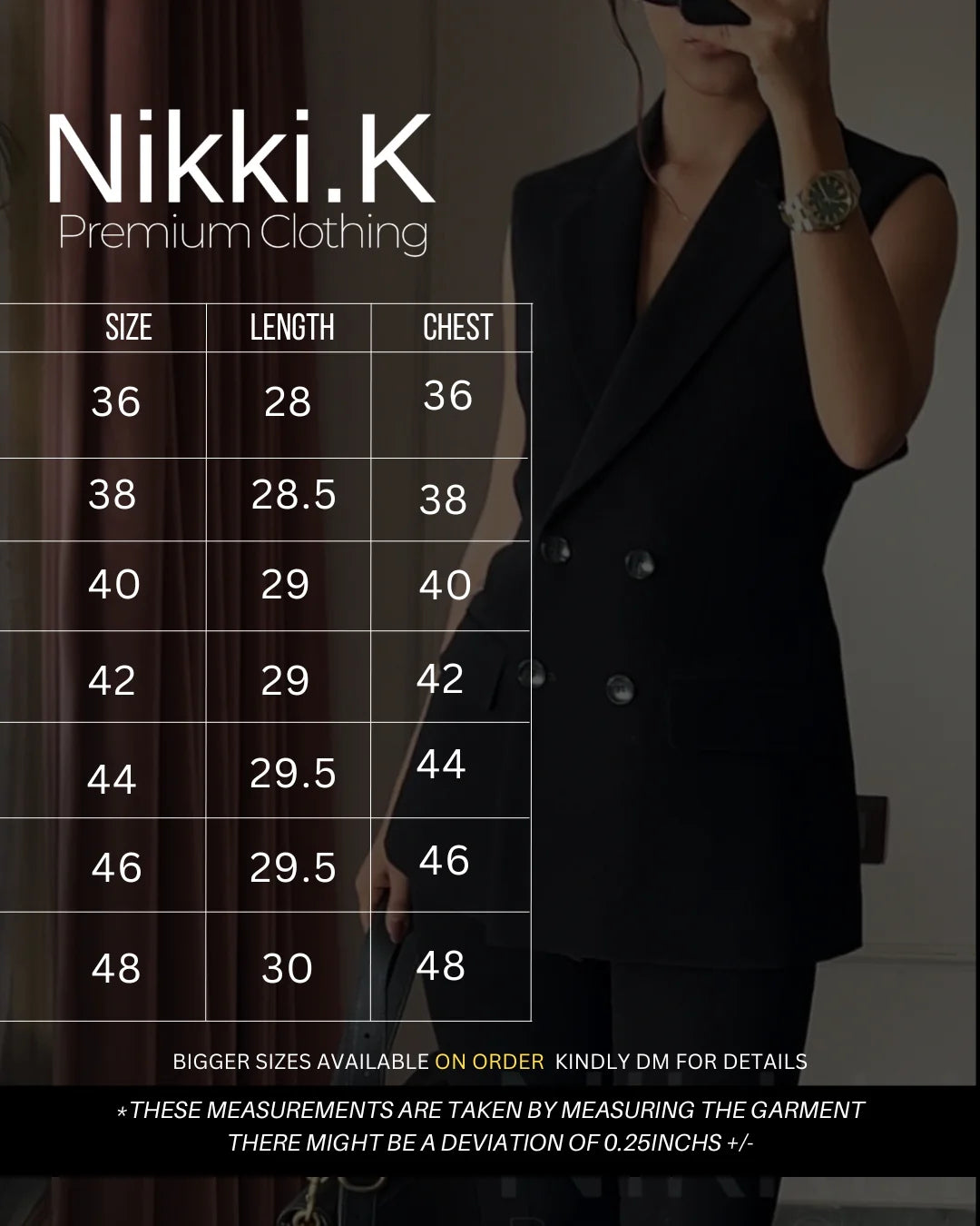 Waistcoat + Skort Set- Ultimate Black