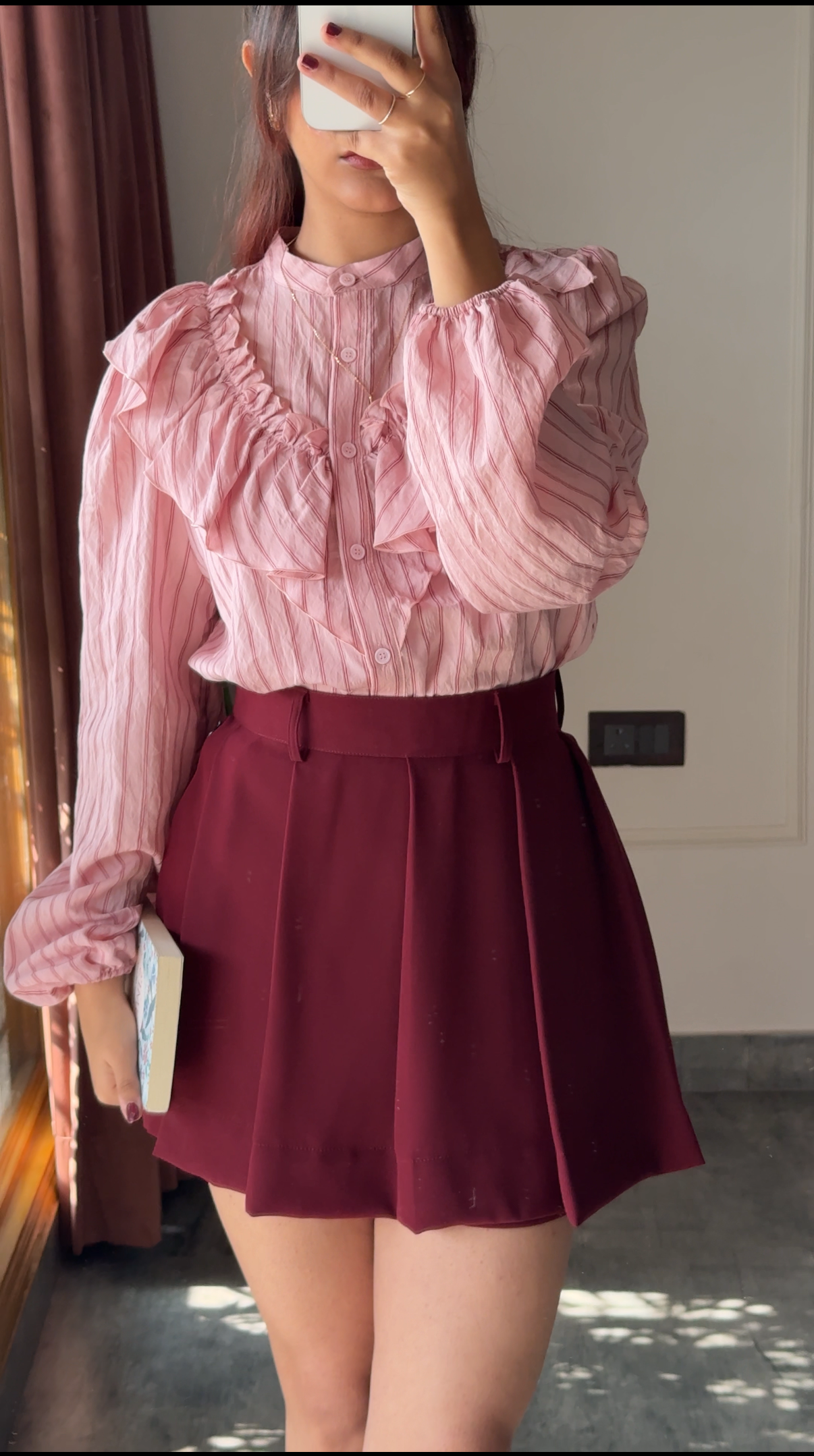 Cherry Red Skort- Limited Edition; Available for Express Shipping