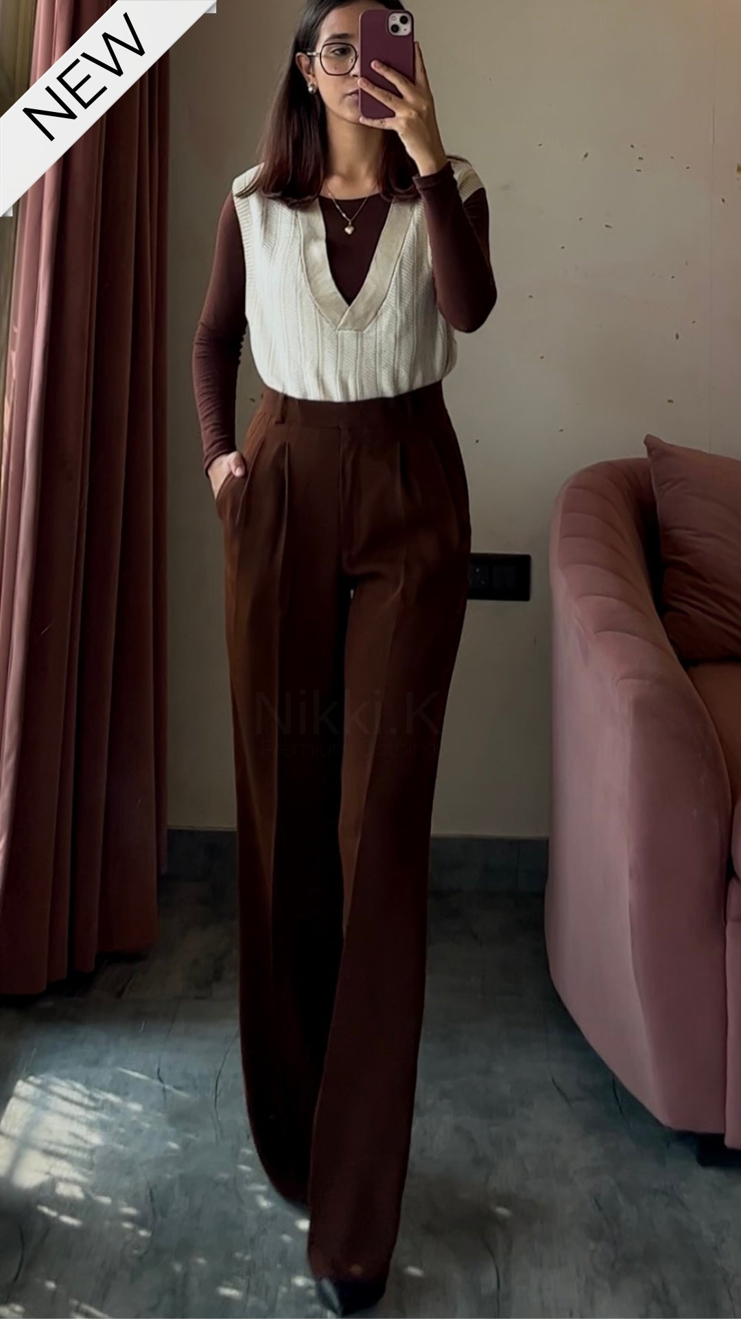 LTS Tall Women's Chocolate Brown Wide Leg Linen Look Trousers | Long Tall  Sally