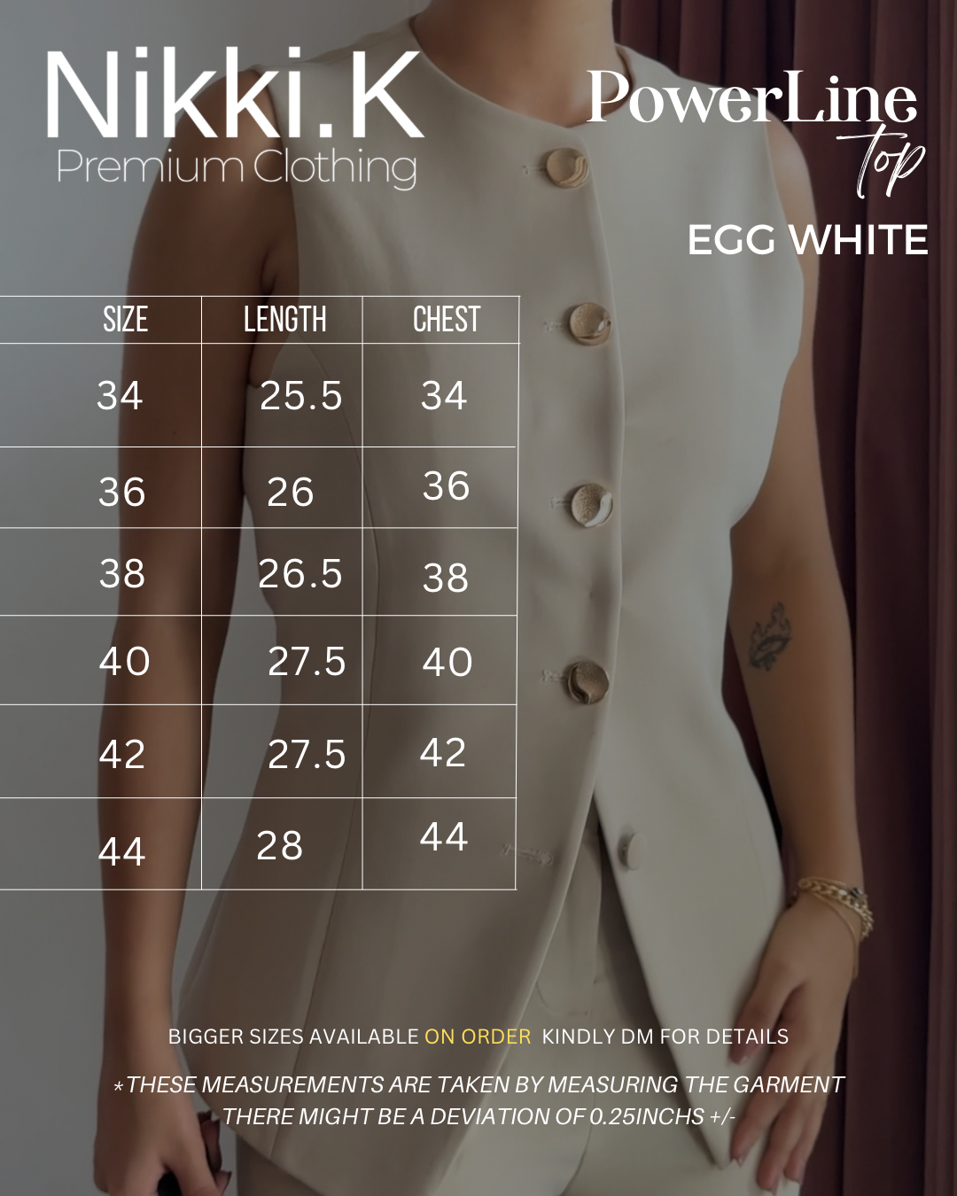 Egg White PowerSet- Powerline Top + Sculpted trousers
